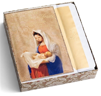 She Will Give Birth to a Son Boxed Christmas Cards J3380
