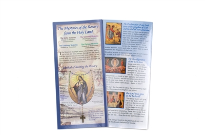 The Mysteries of the Rosary from the Holy Land Pamphlet