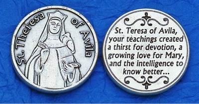 Saint Teresa of Avila Pocket Token 171-25-0155