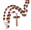 Wood Bead Rosary 26-1105