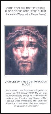 Chaplet Of The Most Precious Blood