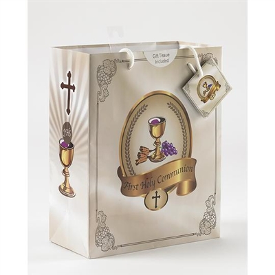 First Communion Small Gift Bag with Gift Tissue 165-20-1001