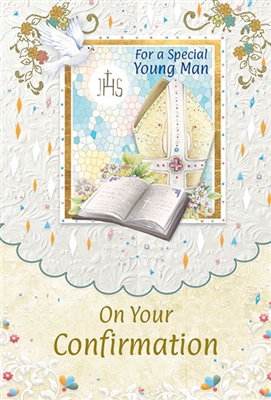 For a Special Young Man on your Confirmation Greeting Card