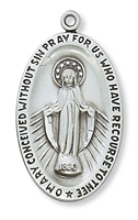 Sterling Silver Miraculous Medal L334MI