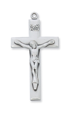 Sterling Silver Crucifix L6035