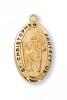 Small Gold St. Christopher Medal J388