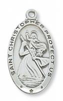 2.7cm  St. Christopher Saint Medal, Patron of Travelers