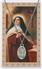 St. Teresa of Avila Prayer Card with Pendant