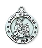 Sterling Silver Saint Nicholas Pendant L600