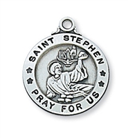 Sterling Silver St. Stephen Pendant L600SN