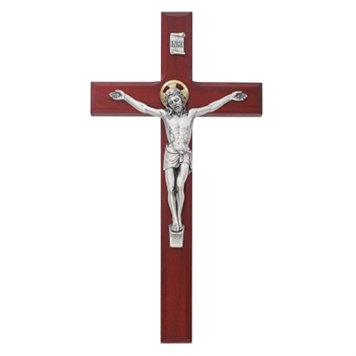 8" Cherry Crucifix 80-158