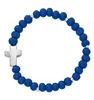 Blue Wood Baby Bracelet B1006C
