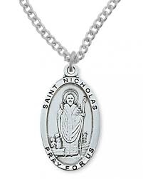St. Nicholas Sterling Silver Medal L550