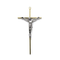 10inch GOLD CROSS WITH SILVER CORPSE CX2301XF