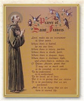 Prayer Of St. Francis Wall Plaque 810-311