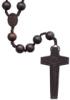 22" Rosary with 13mm Jujube Wood Beads