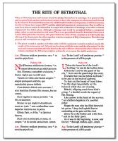 The Rite of Betrothal Guide