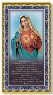 Immaculate Heart of Mary Plaque E59-201