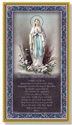 Our Lady of Lourdes Wall Plaque E59-274