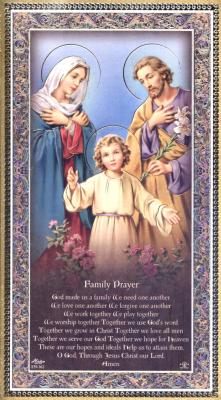 Family Prayer Wall Plaque E59-362