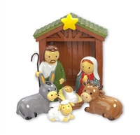 Family Nativity Scene #251040