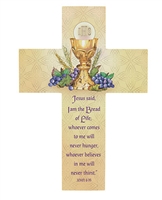 First Communion Wood Cross B2291