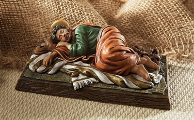 Sleeping Saint Joseph 6" Long Figure