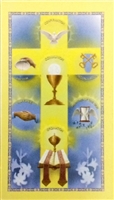 7 Sacrament Paper Holy Card BC350