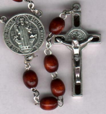 St. Benedict Wood  Rosary