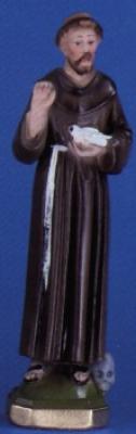St. Francis - 12" Italian Plaster, Catholic Religious Statue