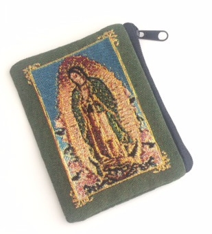 Our Lady of Guadalupe Cloth Rosary Pouch 25-500-GU