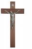 Walnut  Wall Crucifix WP15
