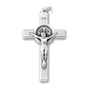 Silver Saint Benedict Crucifix SCX381BEN