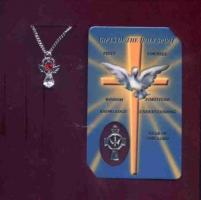 Confirmation Pendant with Holy Card with Medal