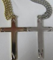 Gold or Silver 3.5 Cm. Cross