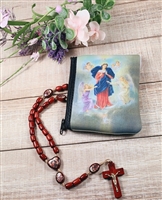 Our Lady Undoer of Knots Rosary Pouch