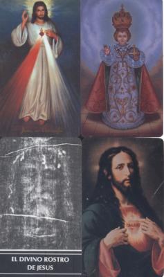 Tarjetas de Plastico con Imagens de Jesus 