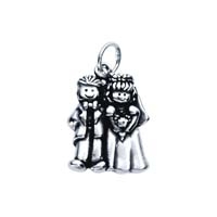 SE Large 3D Character Charm - Groom Bride