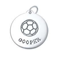 SE Large Circle Charm - Soccer