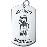 SE Large Dogtag - Servicemember Boy