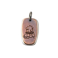 Fuzzy Dog Life Charm