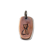 Heart Cat Life Charm