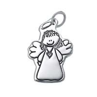 Large Outline Charm - Angel