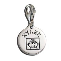 Small Circle Latch Charm Family Brother