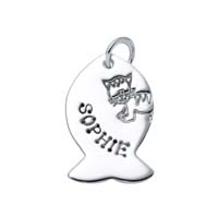 Small Fish Charm - Cat