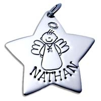 X-Large Star Charm - Male Angel