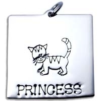 X-Large Square Charm - Cat