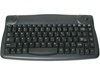 KSI Black Mini Desk Wireless Keyboard with built in trackball