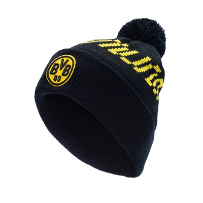 BVB Borrissia Dortmund Pixel Pom Beanie