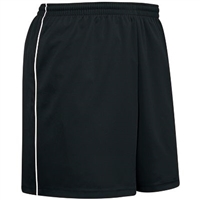 Pin Stripe Soccer Short Black